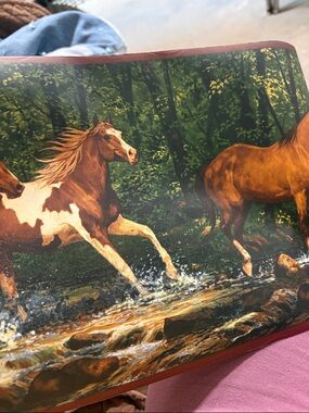 Running Horses Wallpaper border. New old stock